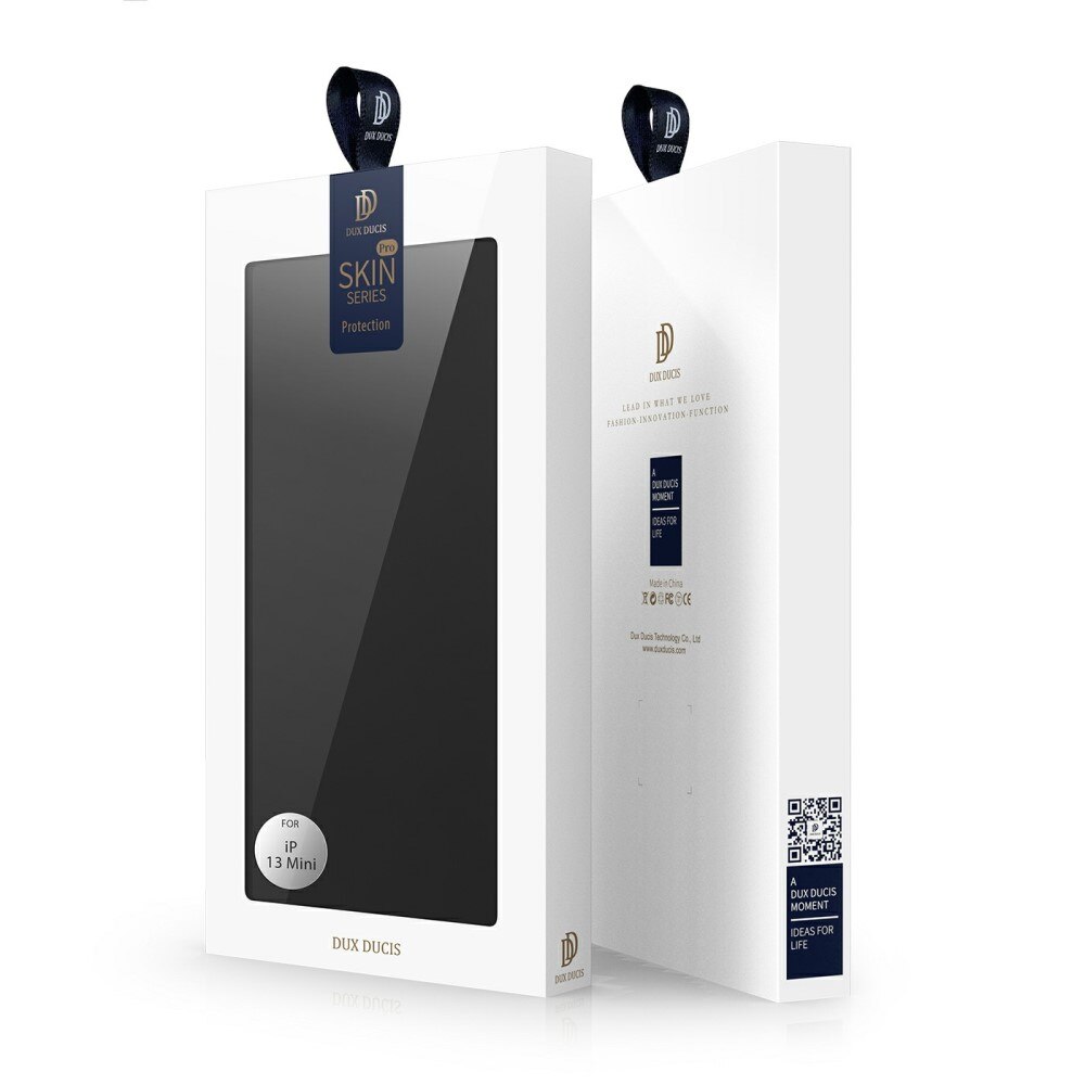 Étui portefeuille Skin Pro Series Apple iPhone 13 Mini, Noir