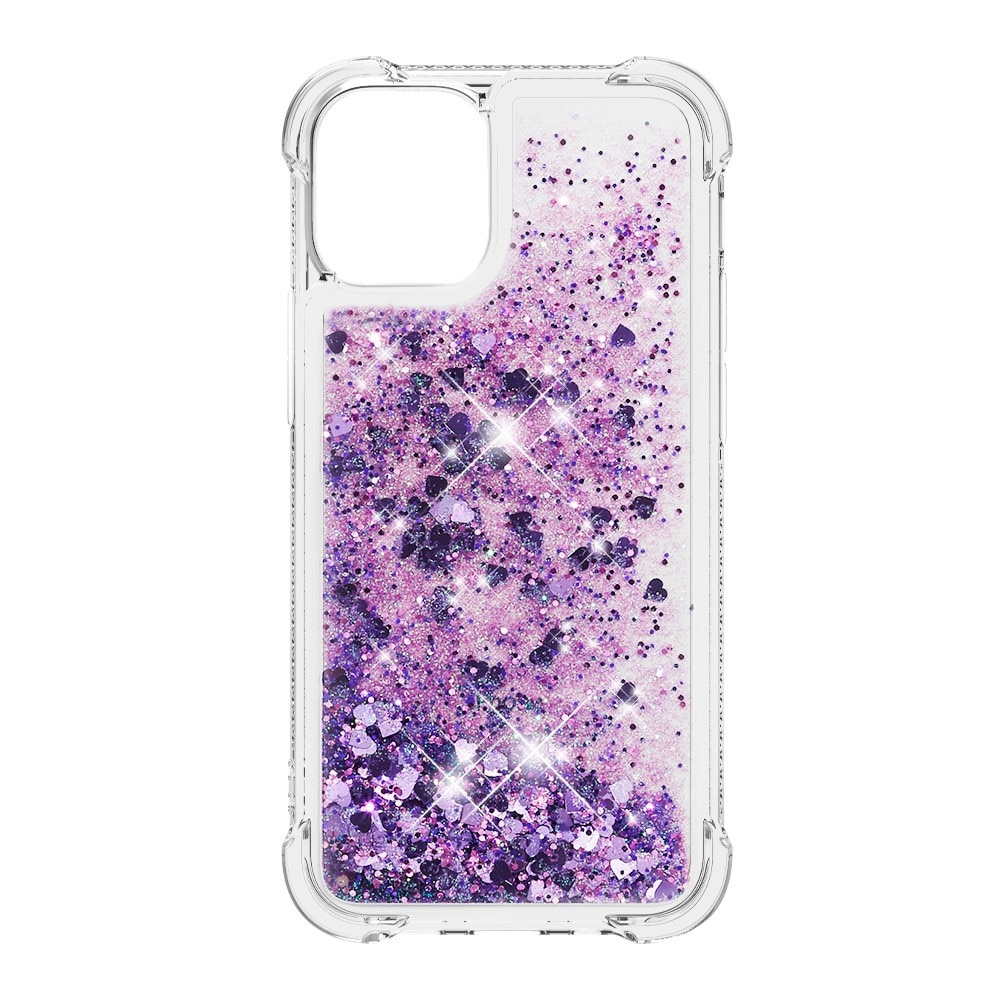 Coque Glitter Powder TPU iPhone 13 Mini Violet