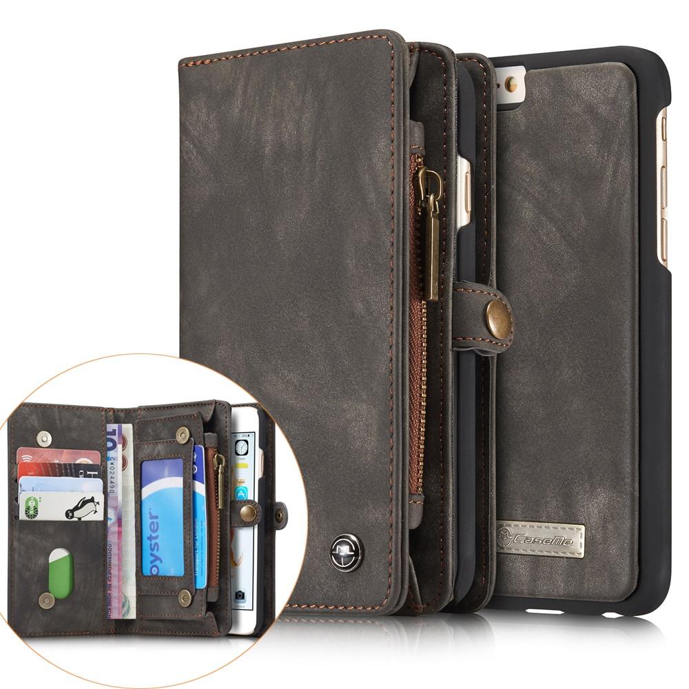 Étui portefeuille multi-cartes iPhone 6/6S, Gris