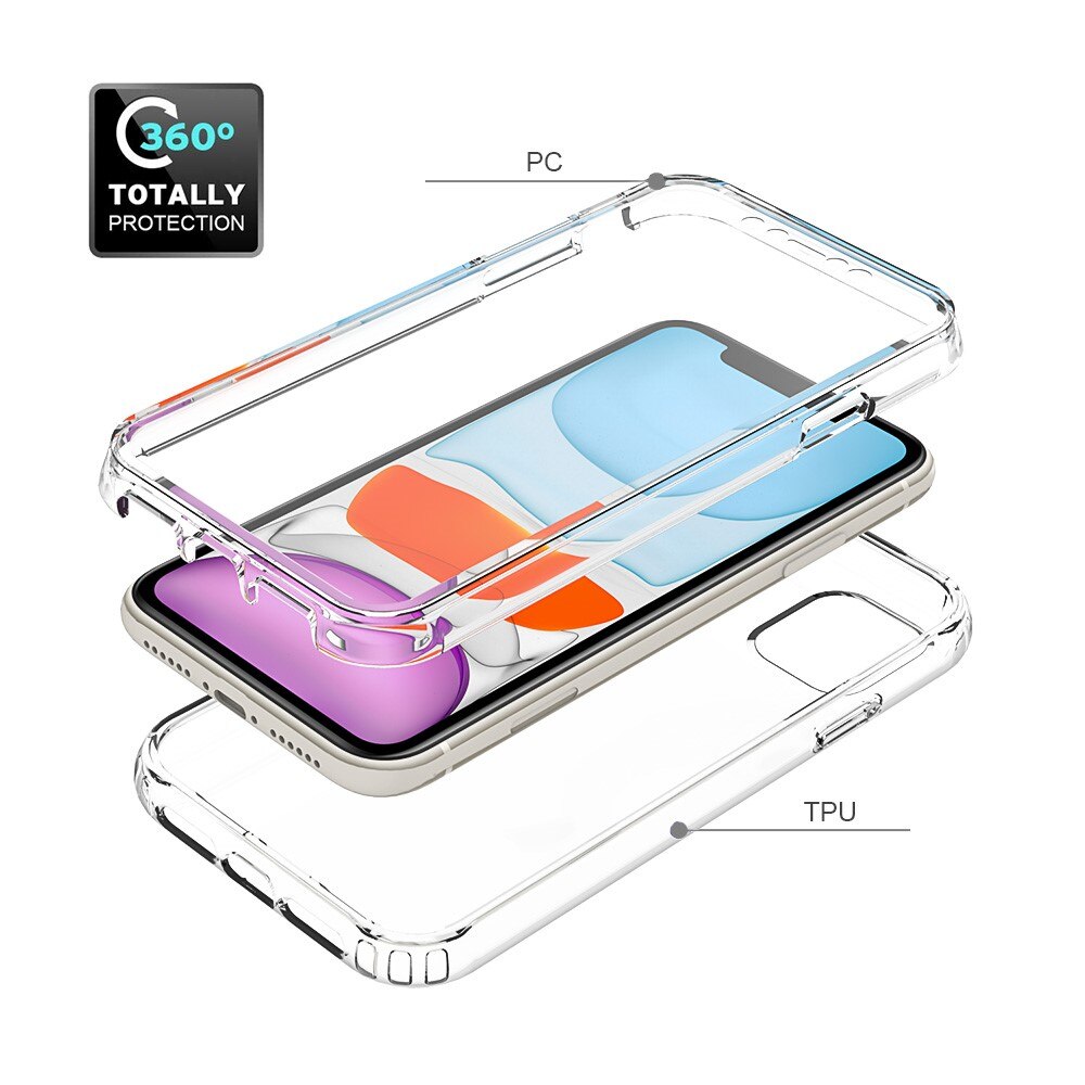 Coque Full Protection iPhone 11, Transparent