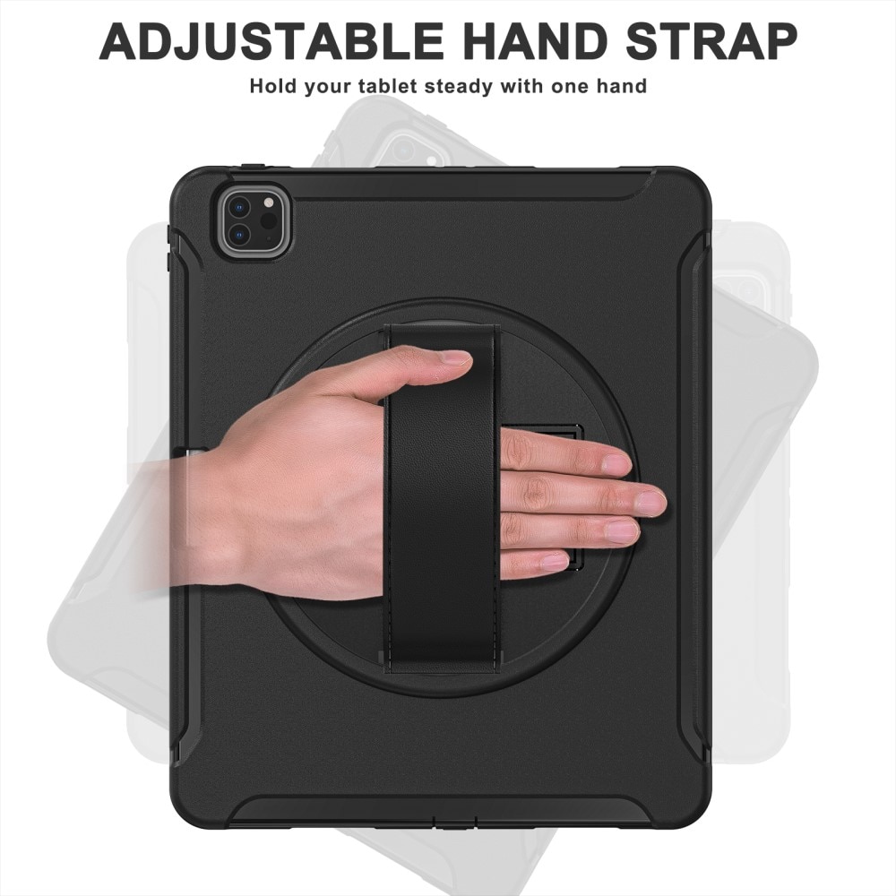 Coque hybride antichoc Apple iPad Air 13 2nd Gen (2025), noir