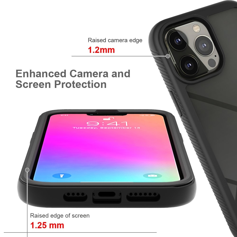 Coque de couverture complète Apple iPhone 13 Pro Max, Noir