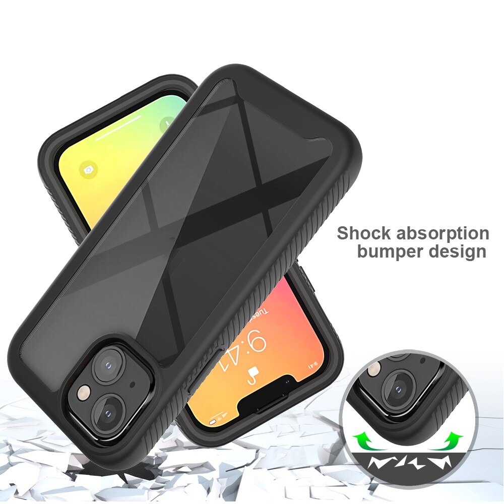 Coque de couverture complète iPhone 13 Mini, Noir