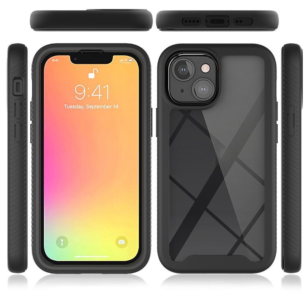 Coque de couverture complète iPhone 13 Mini, Noir