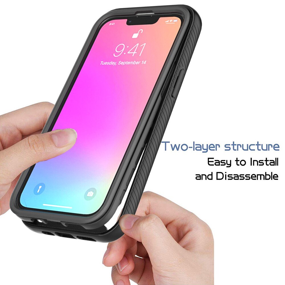 Coque de couverture complète Apple iPhone 13 Pro, Noir