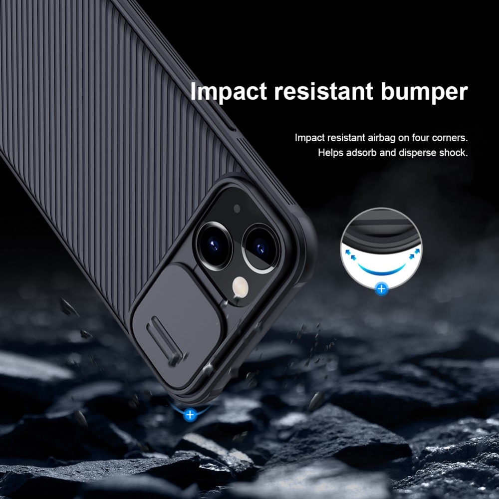 Coque CamShield iPhone 13, Noir