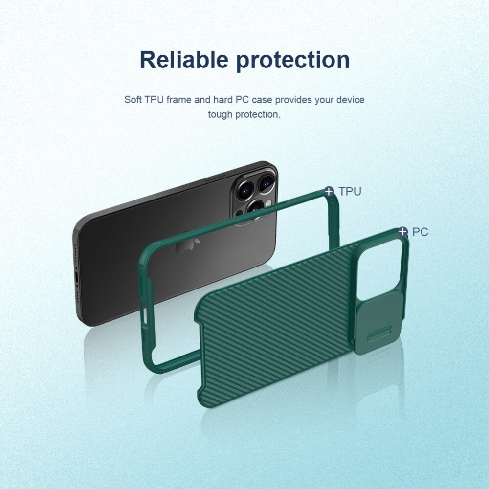 Coque CamShield Apple iPhone 13 Pro, Vert
