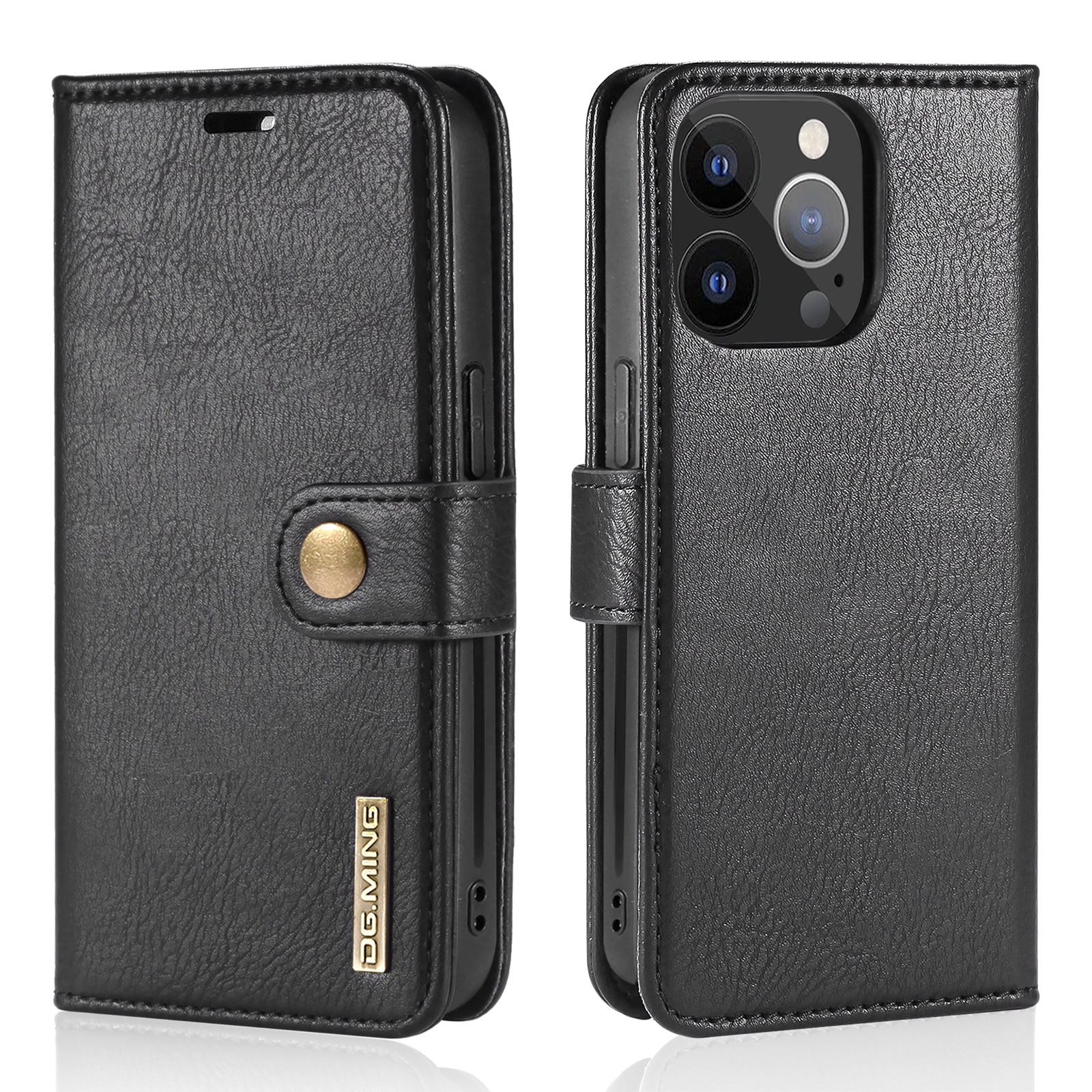 Étui portefeuille Magnet Wallet iPhone 13 Pro, Black
