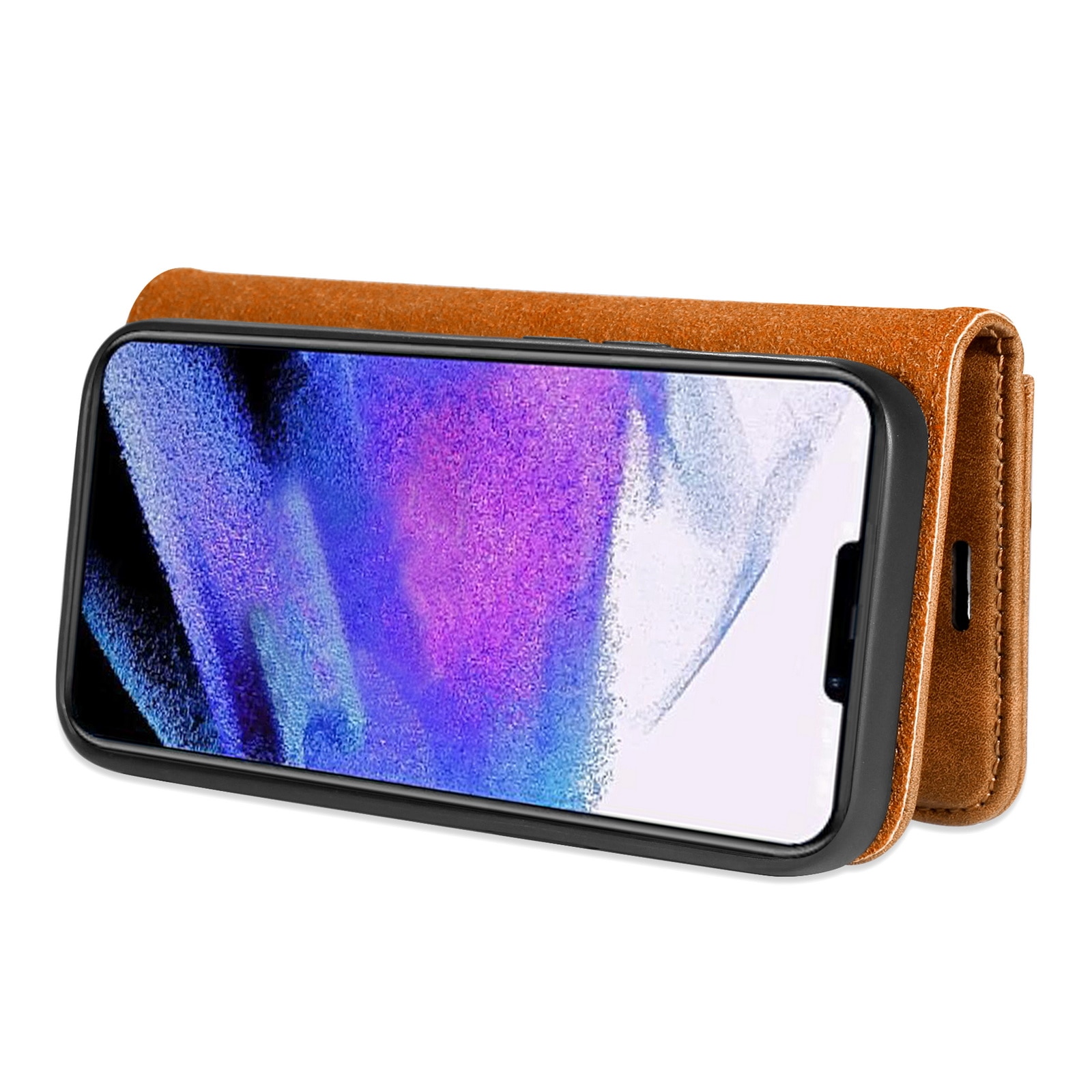 Étui portefeuille Magnet Wallet iPhone 13 Pro Max, Cognac