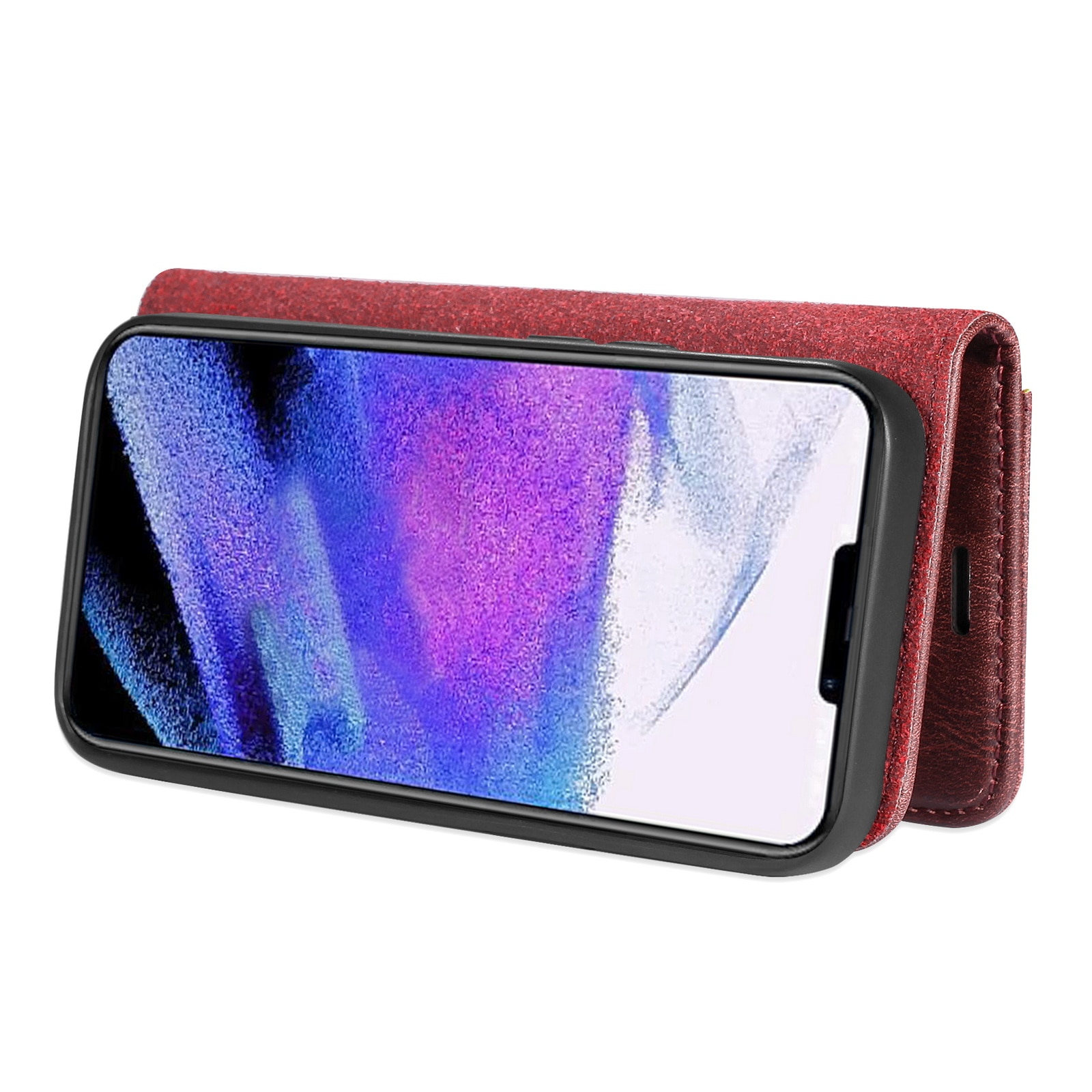 Étui portefeuille Magnet Wallet iPhone 13 Pro Red