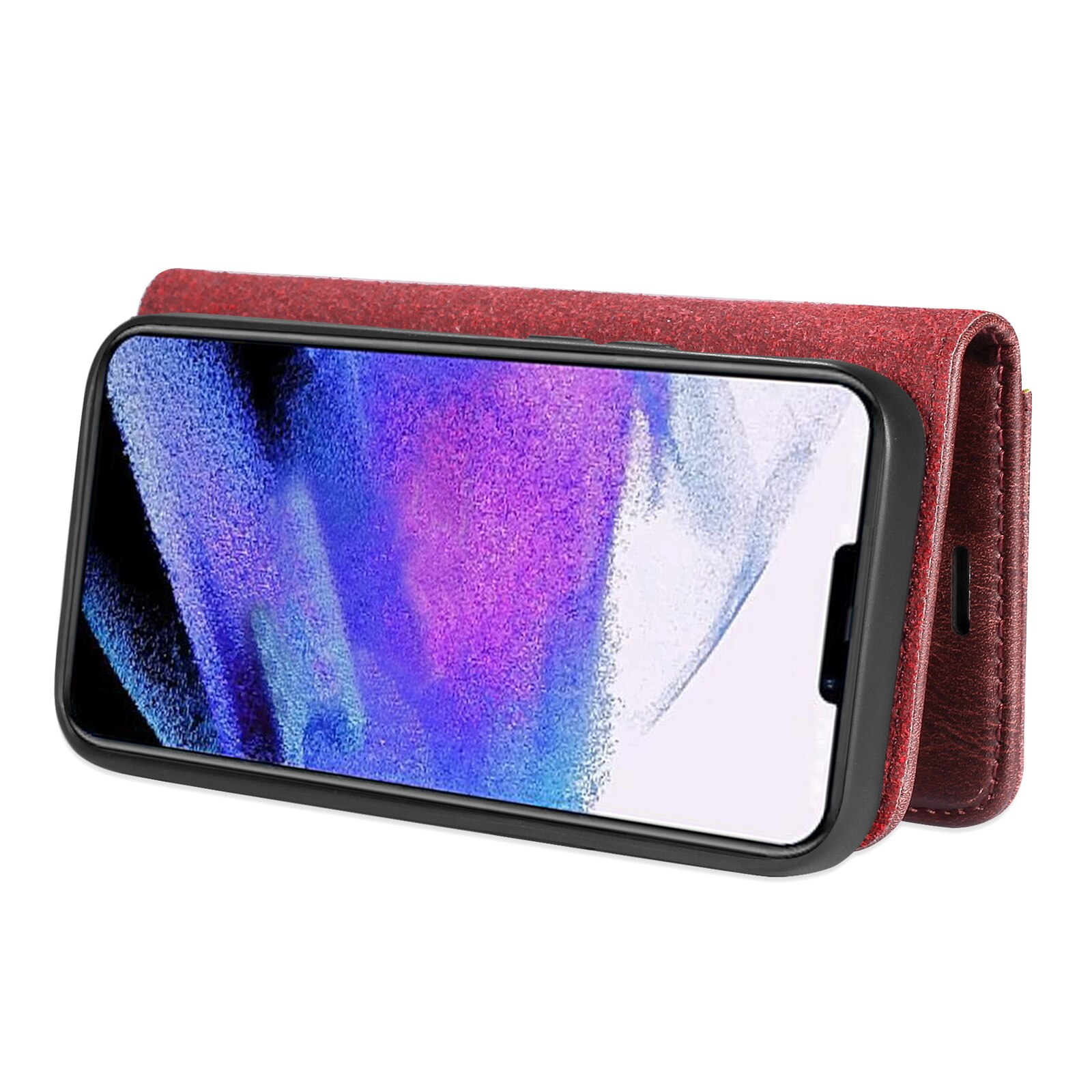 Étui portefeuille Magnet Wallet iPhone 13 Pro Max, Rouge