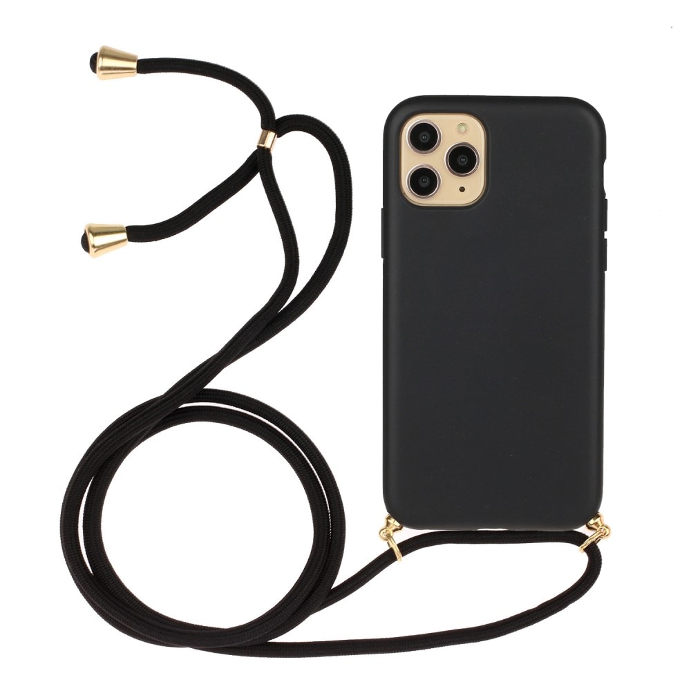 Coque cordon iPhone 13 Pro Noir
