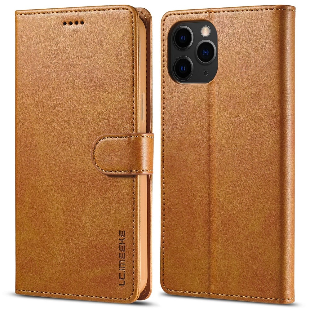 Étui portefeuille iPhone 13 Pro Max Cognac