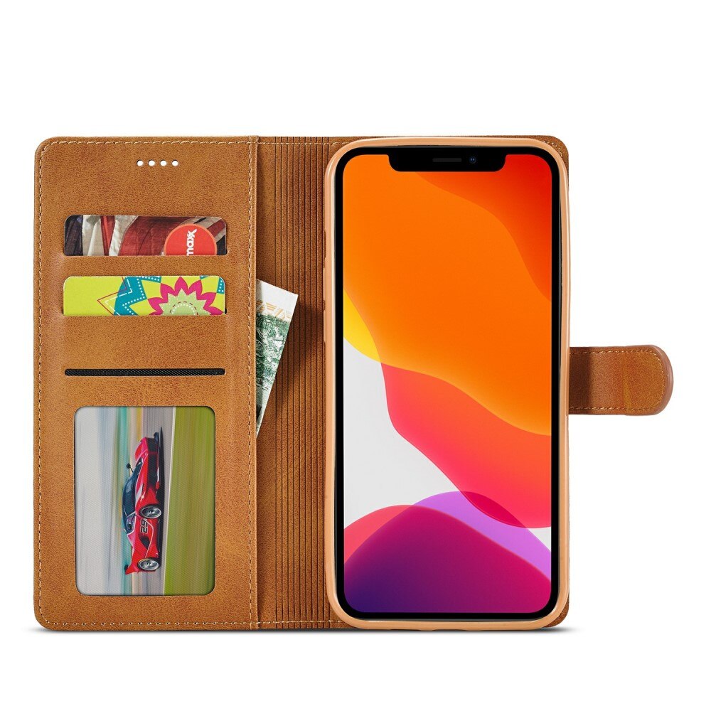 Étui portefeuille iPhone 13 Pro Max Cognac