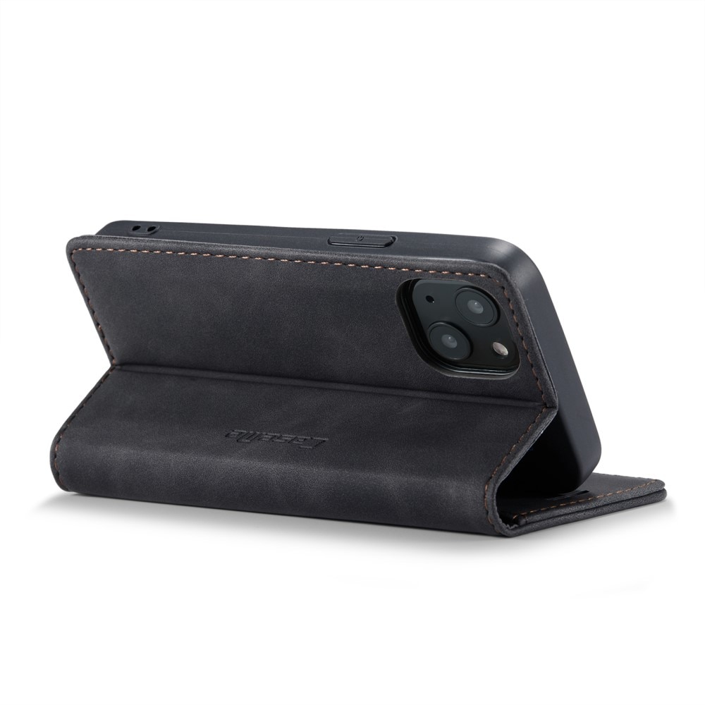 Étui portefeuille mince iPhone 13 Mini, Noir