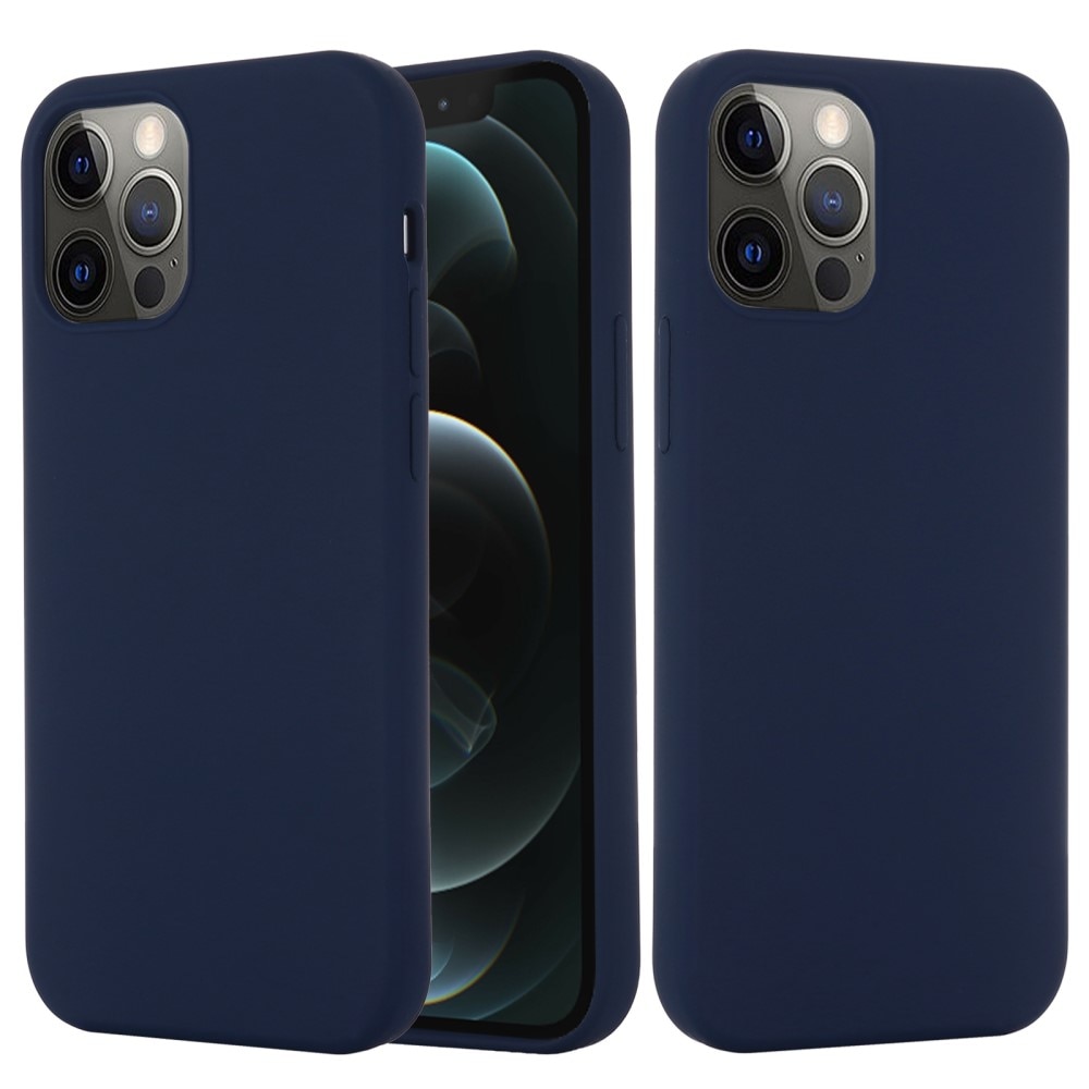 Coque Silicone Magnetic iPhone 13 Dark Blue