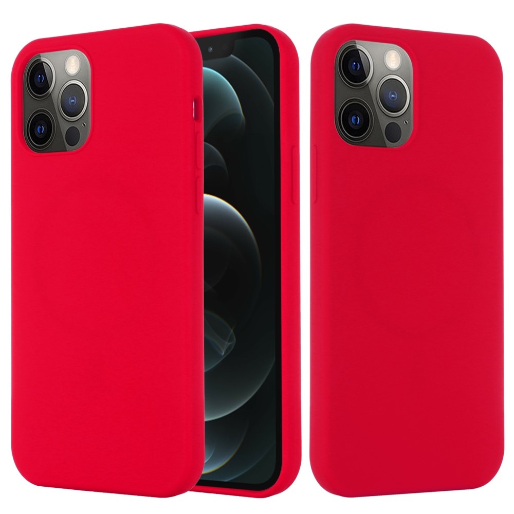 Coque Silicone Magnetic iPhone 13 Red