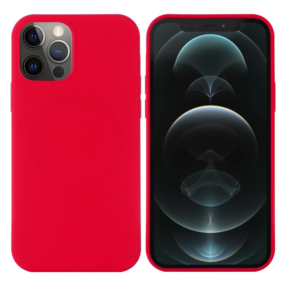 Coque Silicone Magnetic iPhone 13 Red