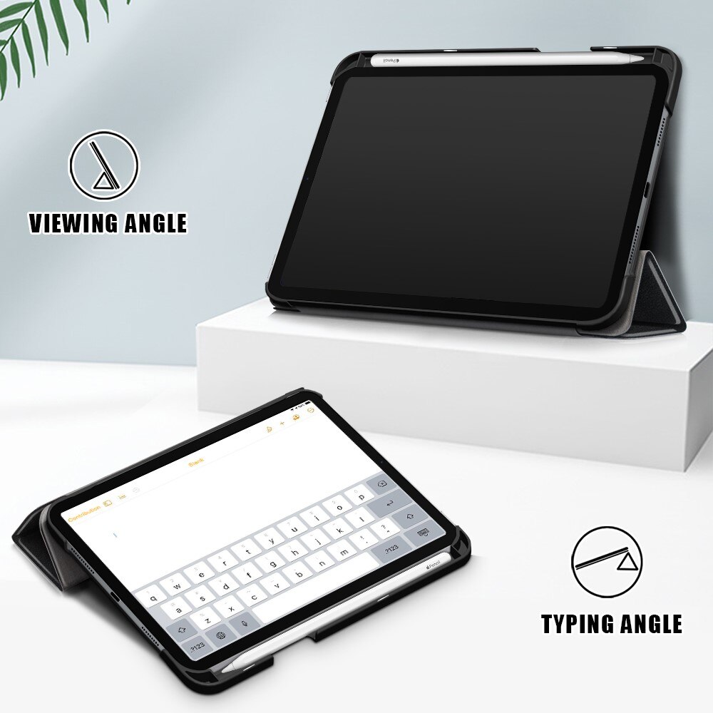 Étui Tri-Fold avec porte-stylo Apple iPad Mini 7th Gen (2024), noir