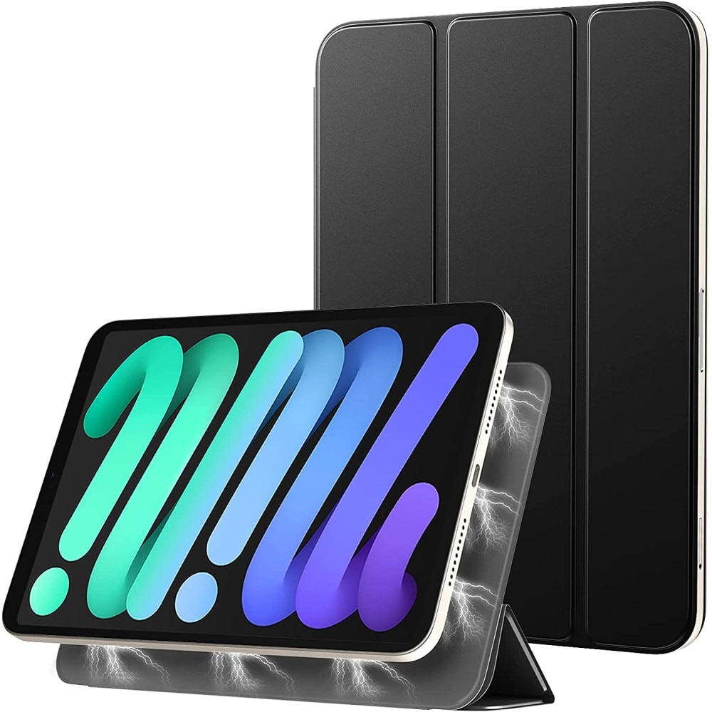 Étui Magnetique Tri-Fold iPad Mini 6 2021 Noir