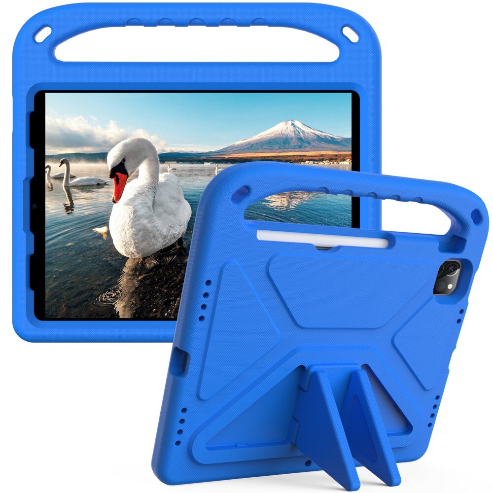 Coque EVA avec poignée pour enfants pour iPad Air 10.9 5th Gen (2022), bleu