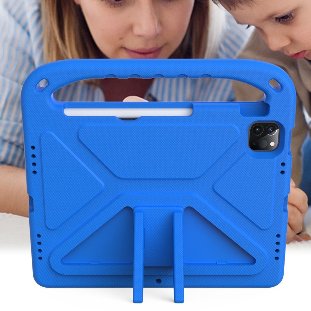 Coque EVA avec poignée pour enfants pour iPad Pro 11 3rd Gen (2021), bleu