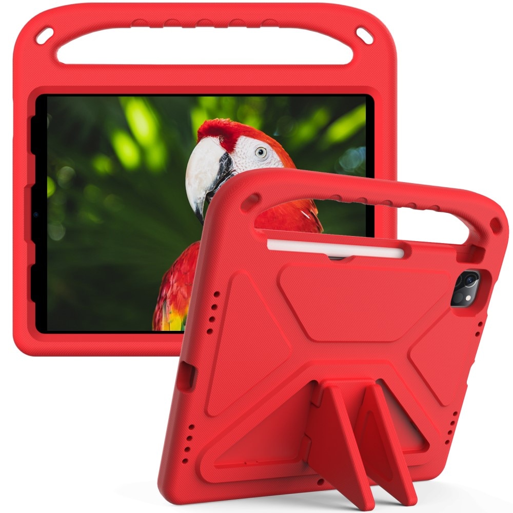 Coque EVA avec poignée pour enfants pour iPad Pro 11 4th Gen (2022), rouge