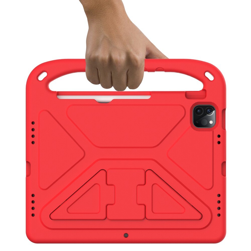 Coque EVA avec poignée pour enfants pour iPad Air 10.9 4th Gen (2020), rouge