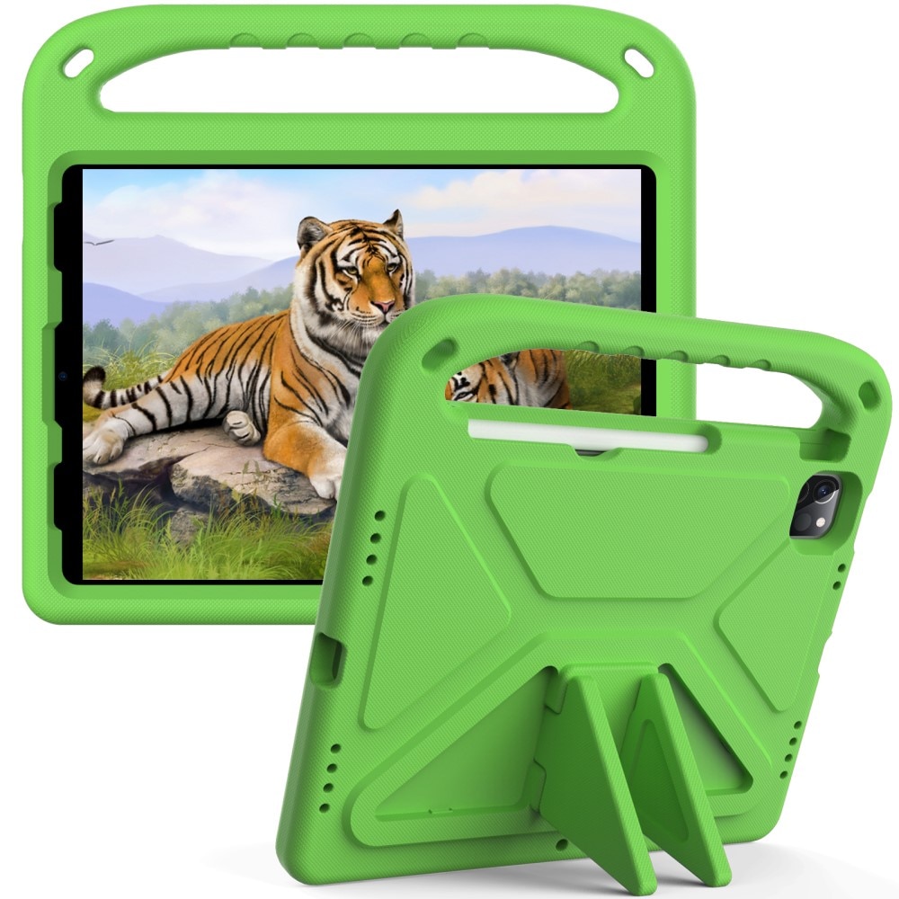 Coque EVA avec poignée pour enfants pour iPad Air 10.9 5th Gen (2022), vert