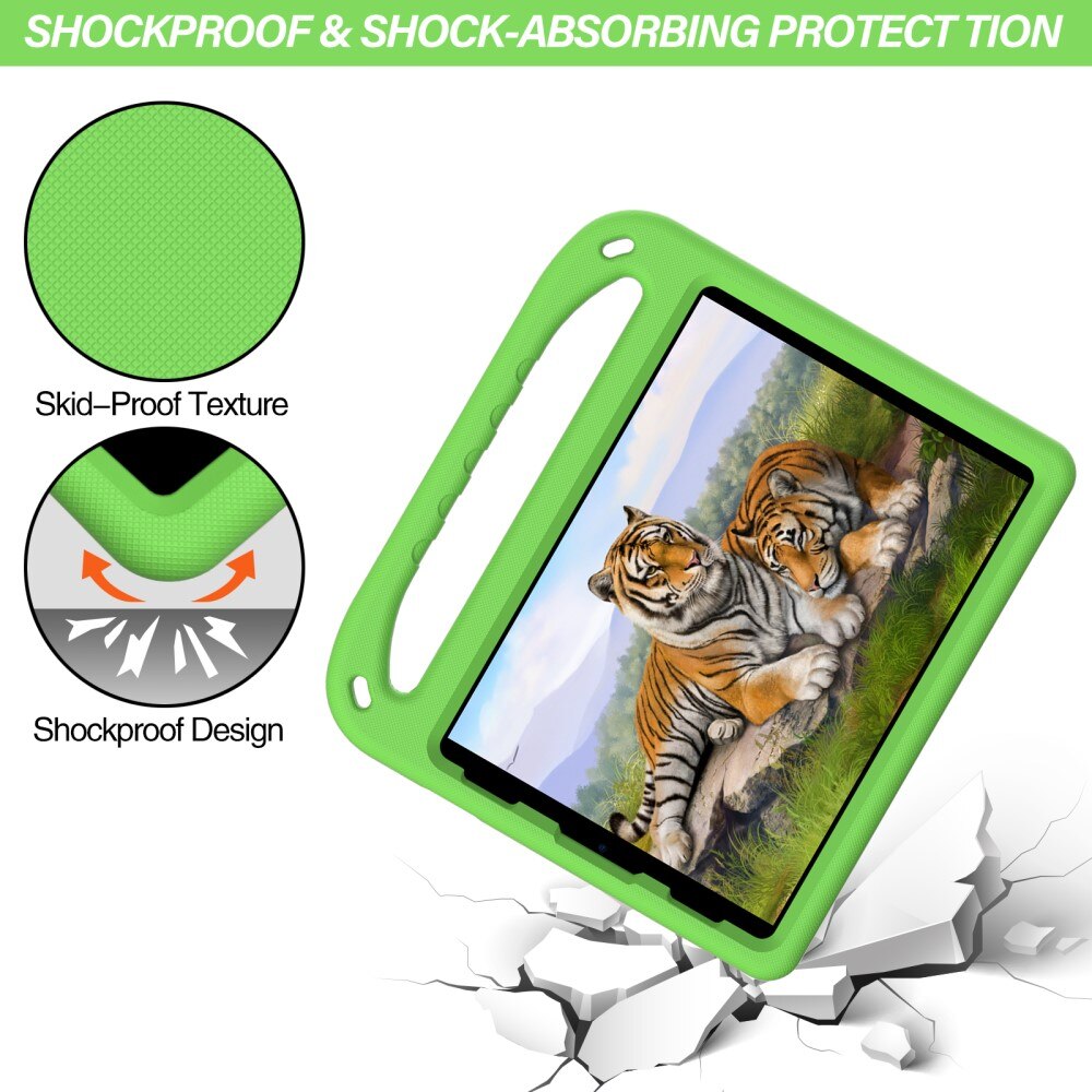 Coque EVA avec poignée pour enfants pour Apple iPad Pro 11 3rd Gen (2021), Vert