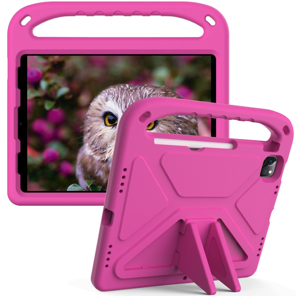Coque EVA avec poignée pour enfants pour iPad Air 10.9 4th Gen (2020), rose