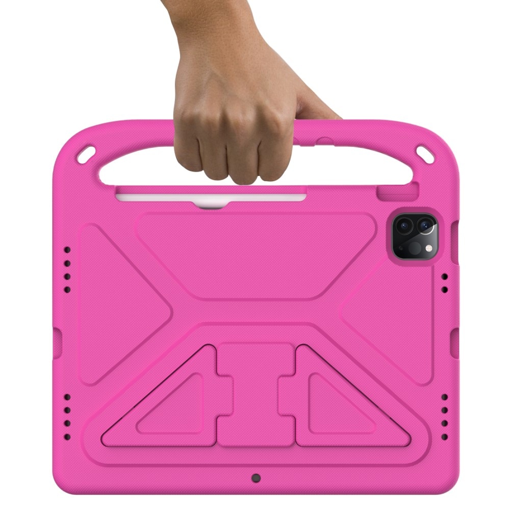 Coque EVA avec poignée pour enfants pour iPad Air 10.9 5th Gen (2022), rose