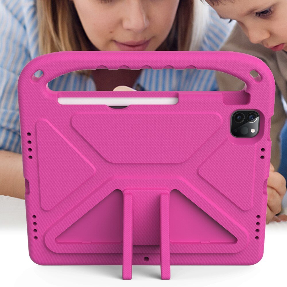 Coque EVA avec poignée pour enfants pour iPad Pro 11 4th Gen (2022), rose