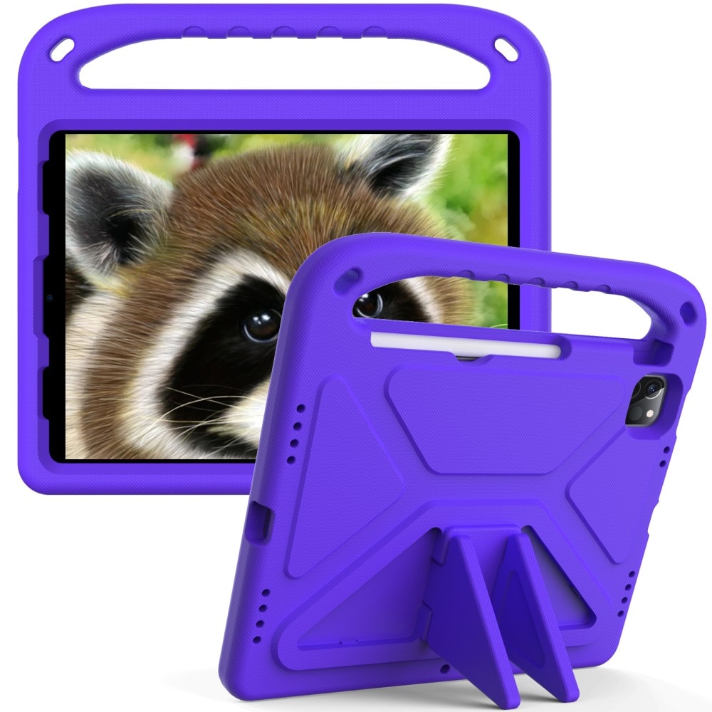 Coque EVA avec poignée pour enfants pour iPad Air 10.9 5th Gen (2022), violet