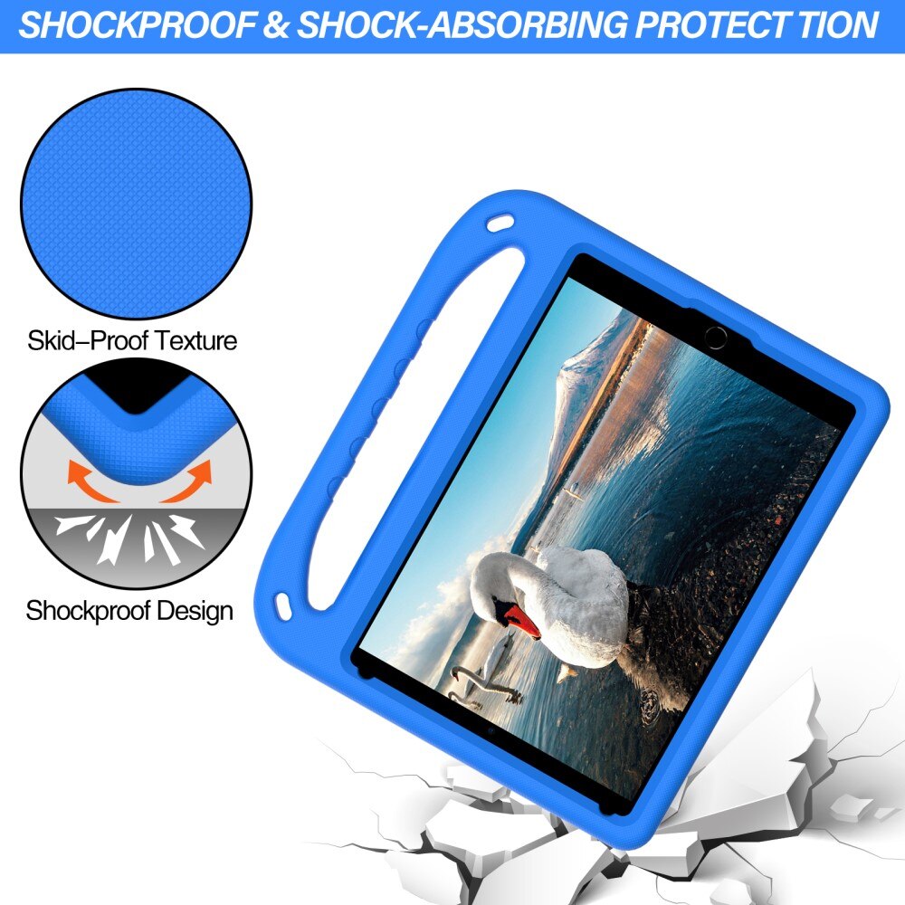 Coque EVA avec poignée pour enfants pour Apple iPad 10.2 7th Gen (2019), Bleu