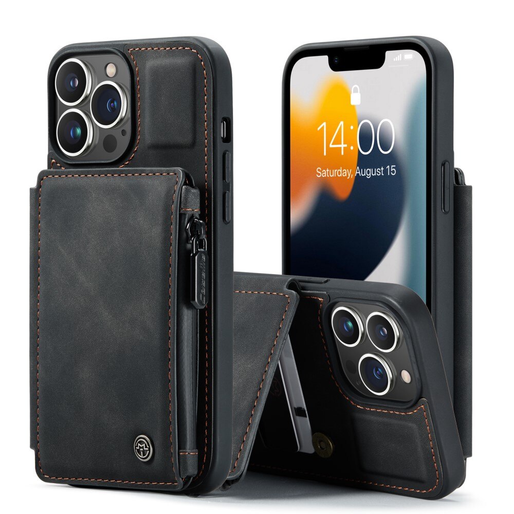 Coque avec plusieurs fentes iPhone 13 Pro Noir