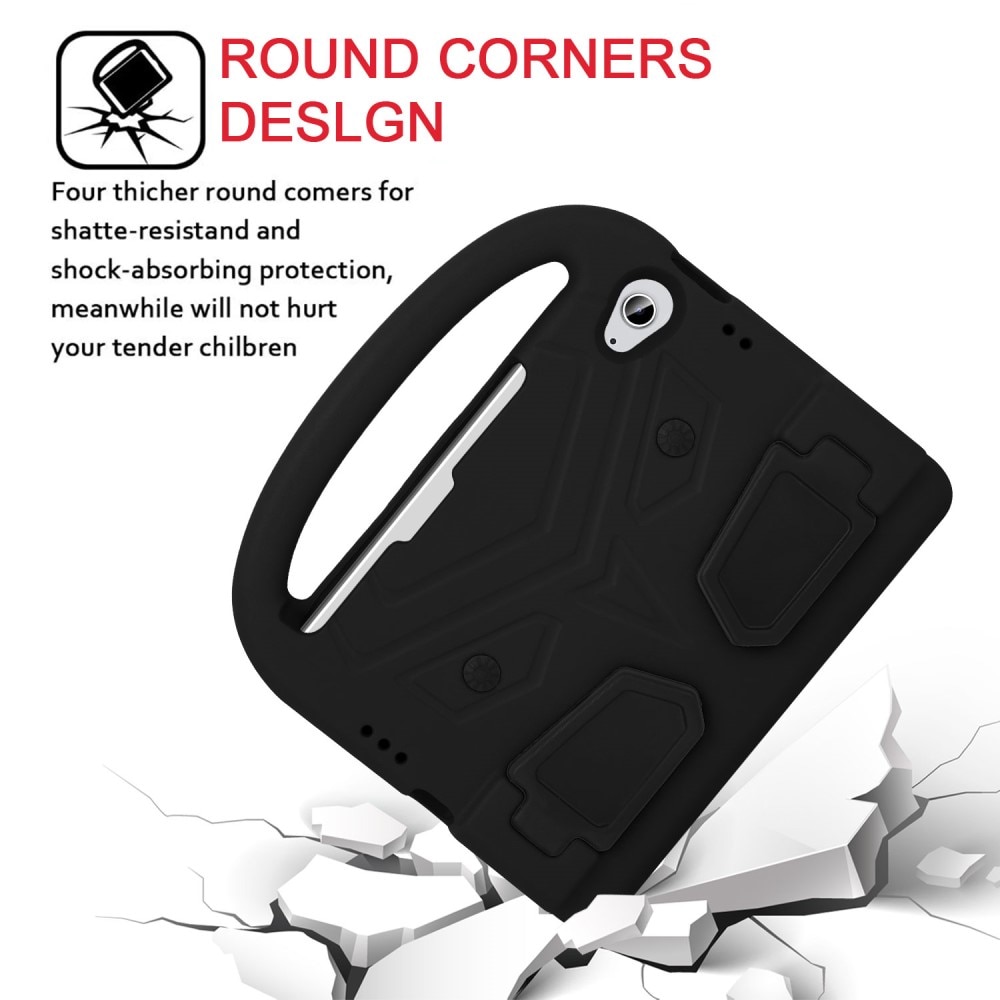Coque antichoc pour enfants Apple iPad Mini 7th Gen (2024), noir