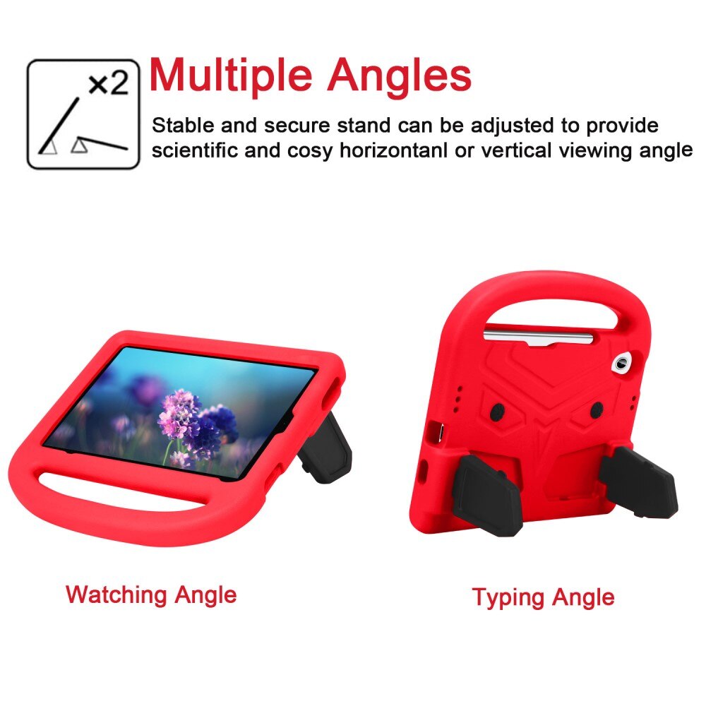 Coque antichoc pour enfants iPad Mini 6 2021 Rouge