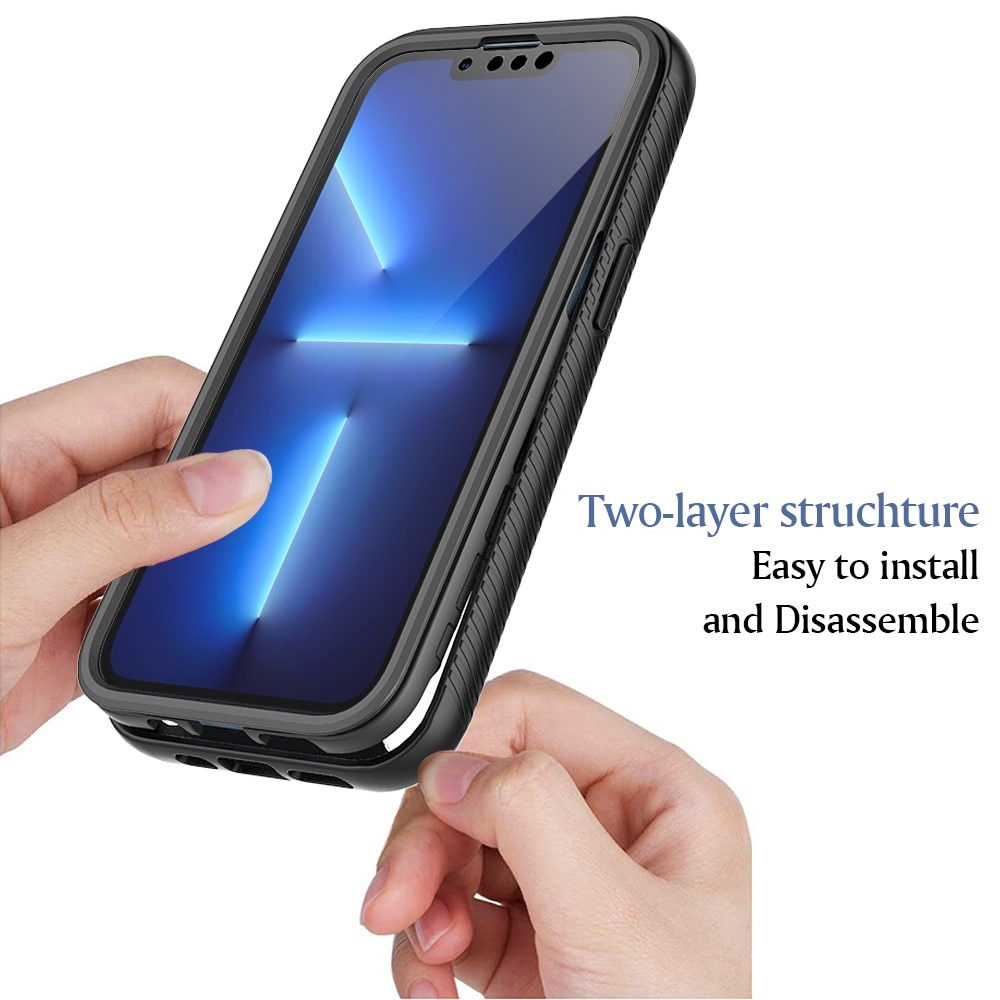 Coque Full Protection iPhone 13 Pro Max, Noir