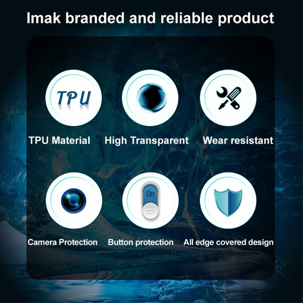 Coque TPU Case iPhone 13 Pro Max, Transparent