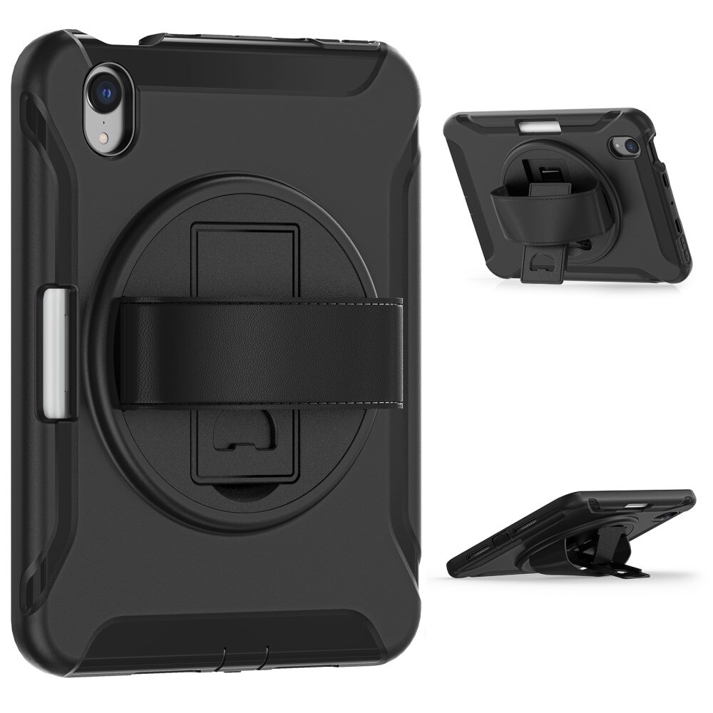 Coque hybride antichoc Apple iPad Mini 7th Gen (2024), noir