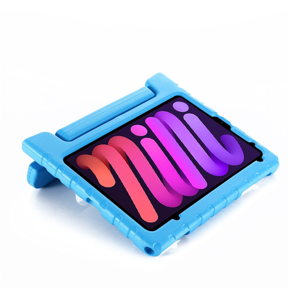 Coque EVA antichoc pour enfants Apple iPad Mini 7th Gen (2024), Bleu