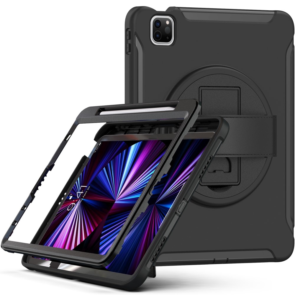 Coque hybride antichoc iPad Pro 11 3rd Gen (2021), noir