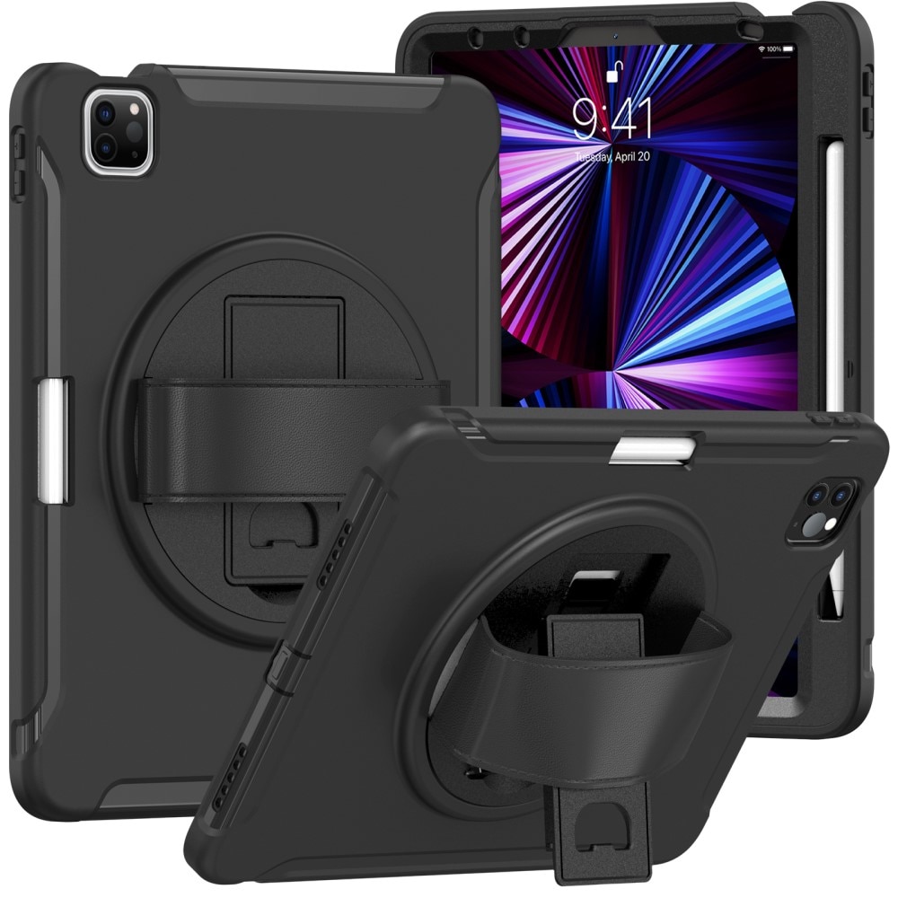 Coque hybride antichoc iPad Pro 11 1st Gen (2018), noir