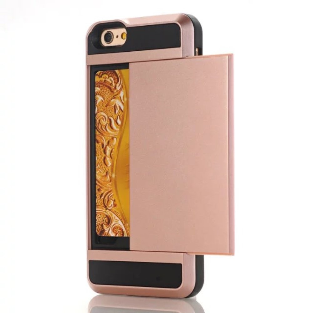 Coque à cartes iPhone 7, Or rose