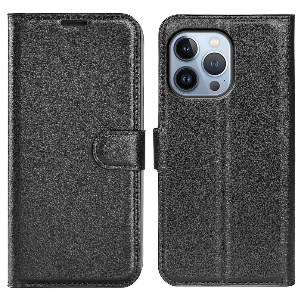 Coque portefeuille iPhone 14 Pro Max, Noir