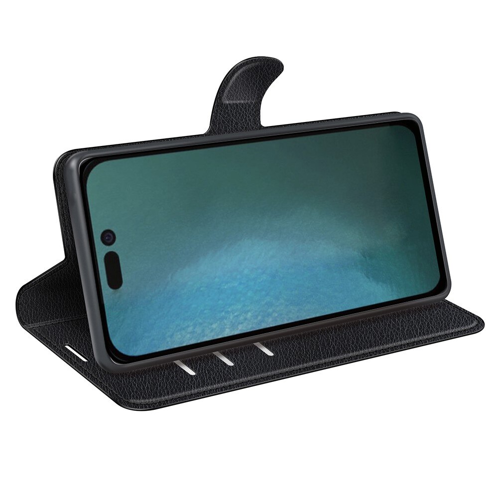 Coque portefeuille iPhone 14 Pro Max, Noir