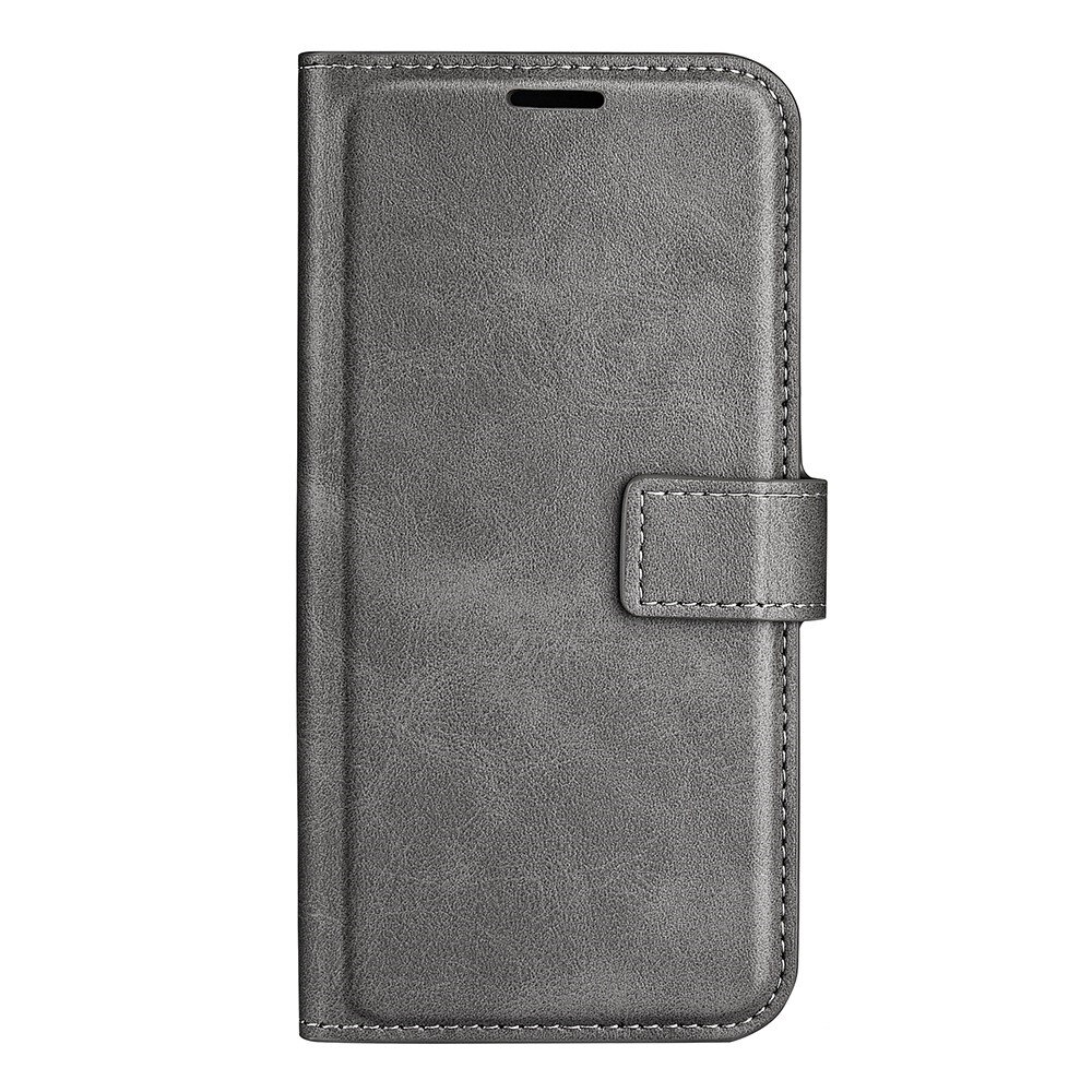 Étui portefeuille Leather Wallet iPhone 14 Pro Max Grey