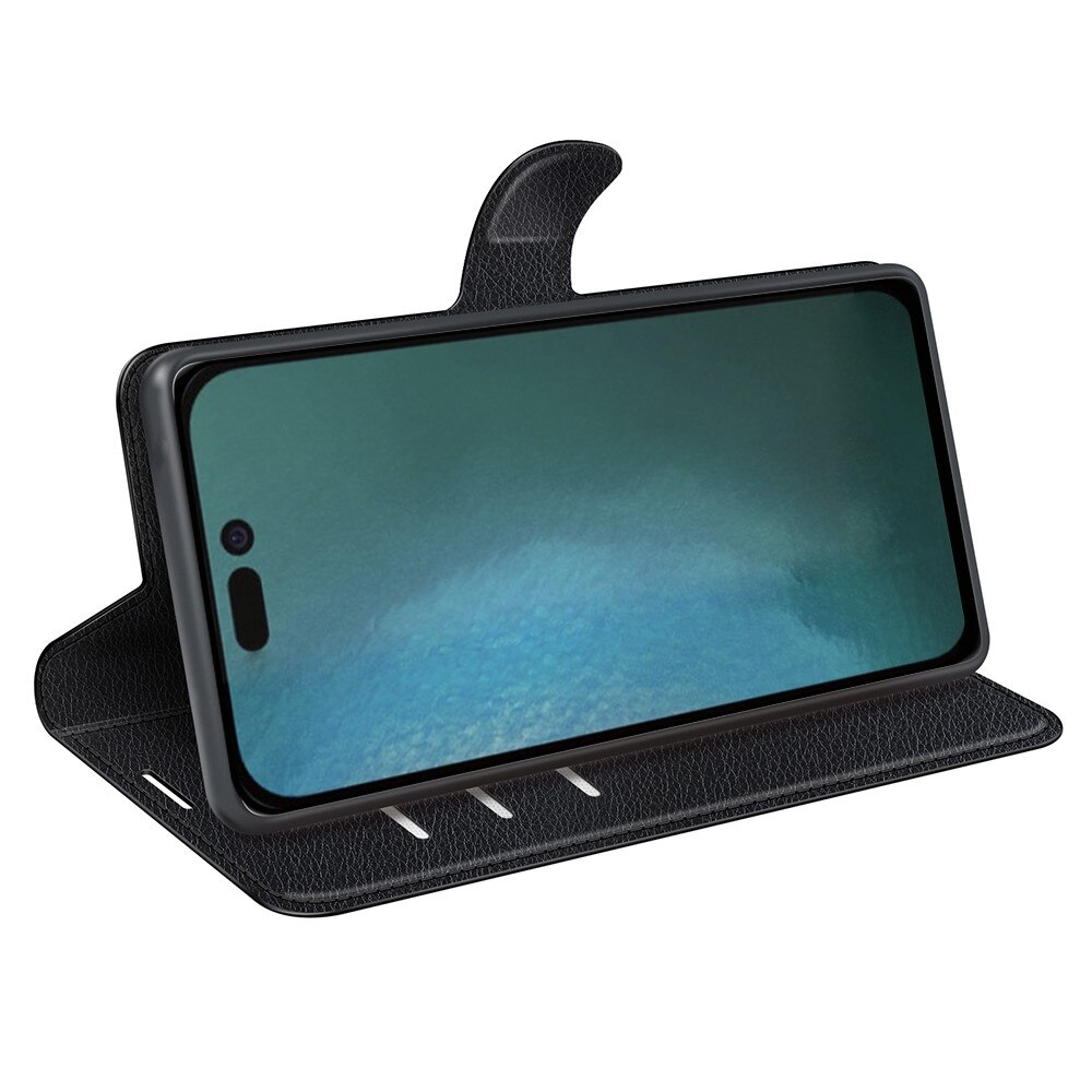 Coque portefeuille iPhone 14, Noir