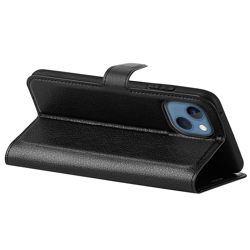 Coque portefeuille iPhone 14, Noir